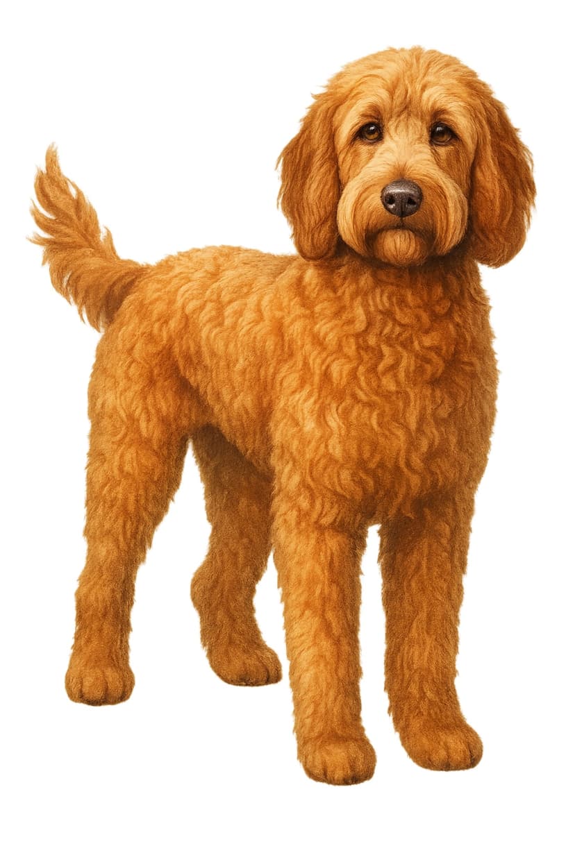 An image of a Labradoodle